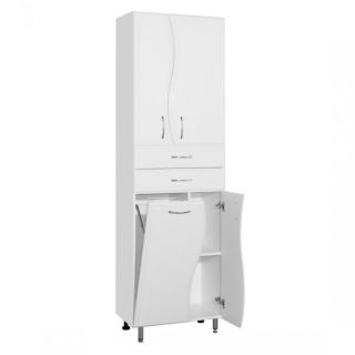 Пенал Style Line Волна 60 ЛС-000010047 с бельевой корзиной